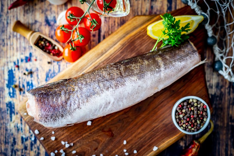 Hekk törzs, 0-4 % glazúr fej és bél nélkül, interfóliás (Merluccius hubbsi) 500-800 g/db