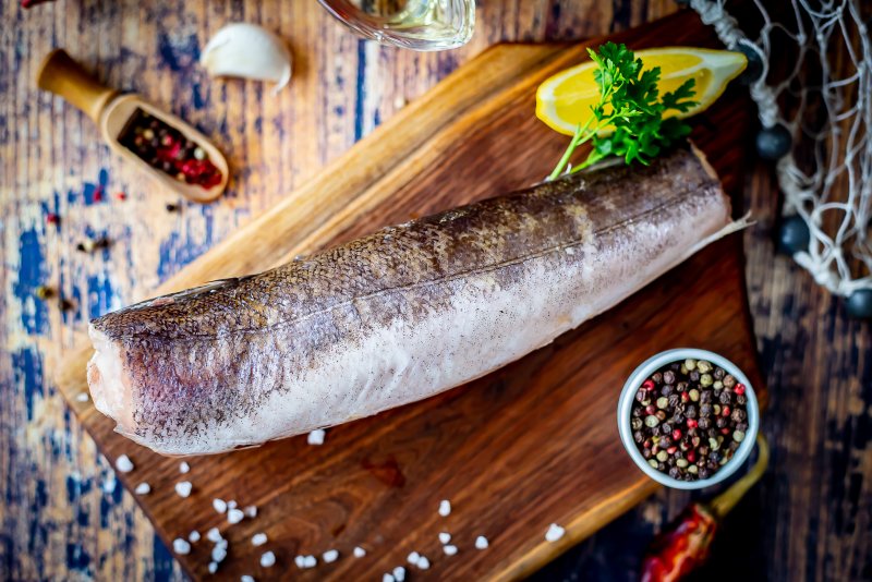 Hekk törzs, 0-4 % glazúr fej és bél nélkül, interfóliás (Merluccius hubbsi) 400-600 g/db