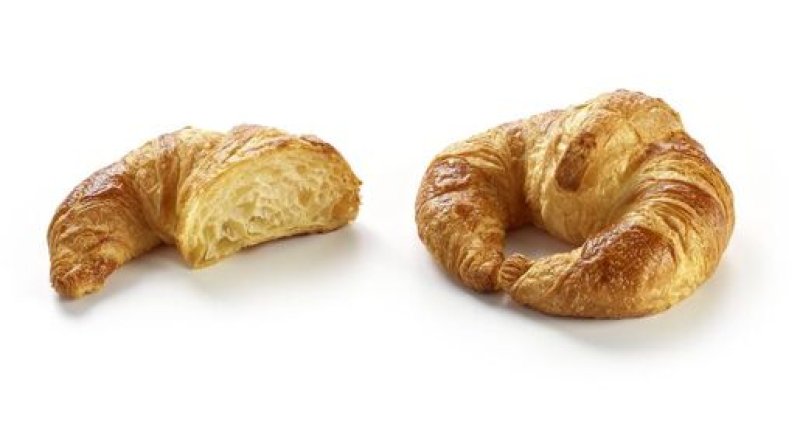 Patkó alakú croissant 100g, 36db/karton
