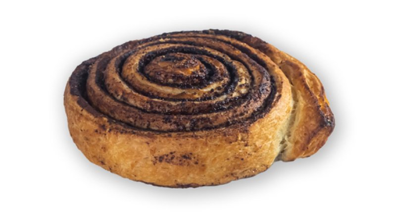 Kakaós csiga 120g, 30db/karton 